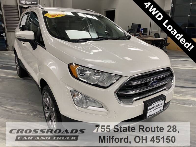 2019 Ford EcoSport for sale at Crossroads Car & Truck in Milford OH