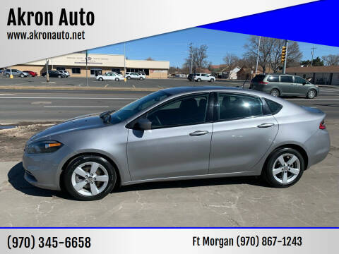 2016 Dodge Dart for sale at Akron Auto - Fort Morgan in Fort Morgan CO