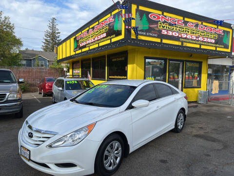 2012 Hyundai Sonata for sale at Once and Done Motorsports in Chico CA