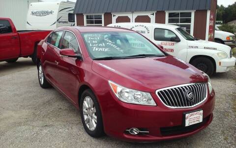 2013 Buick LaCrosse for sale at Bob's Garage Auto Sales and Towing in Storm Lake IA