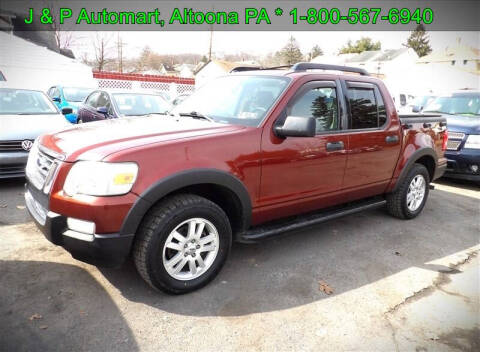 2010 Ford Explorer Sport Trac for sale at J & P Auto Mart in Altoona PA