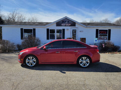 2012 Chevrolet Cruze for sale at R & L AUTO SALES in Mattawan MI