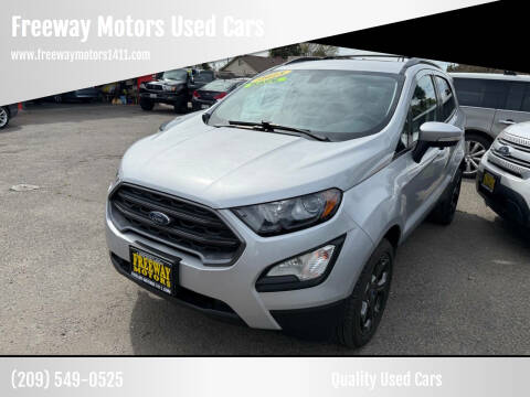 2018 Ford EcoSport for sale at Freeway Motors Used Cars in Modesto CA