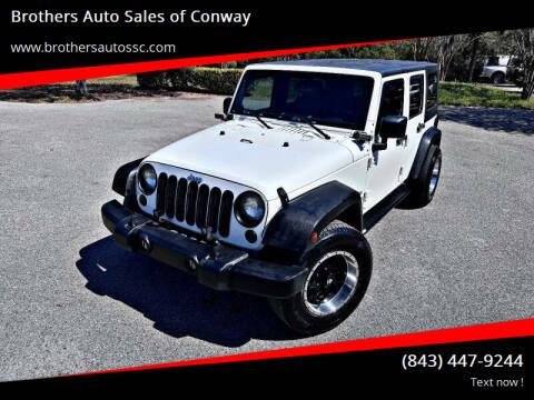 2010 Jeep Wrangler Unlimited for sale at Brothers Auto Sales of Conway in Conway SC