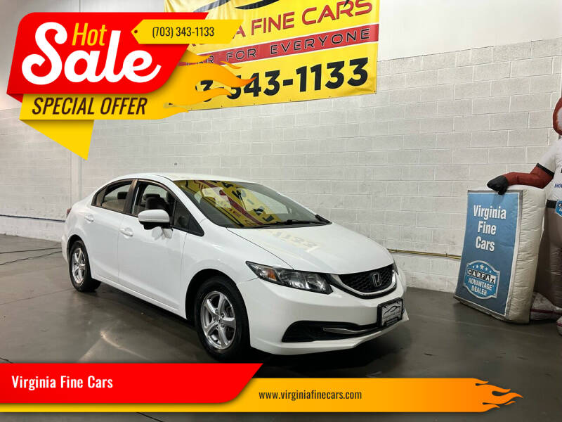 2014 Honda Civic for sale at Virginia Fine Cars in Chantilly VA