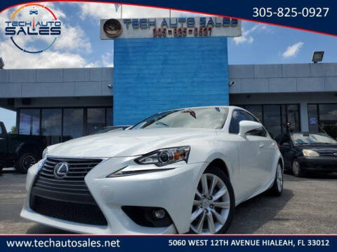 2015 Lexus IS 250 for sale at Tech Auto Sales in Hialeah FL