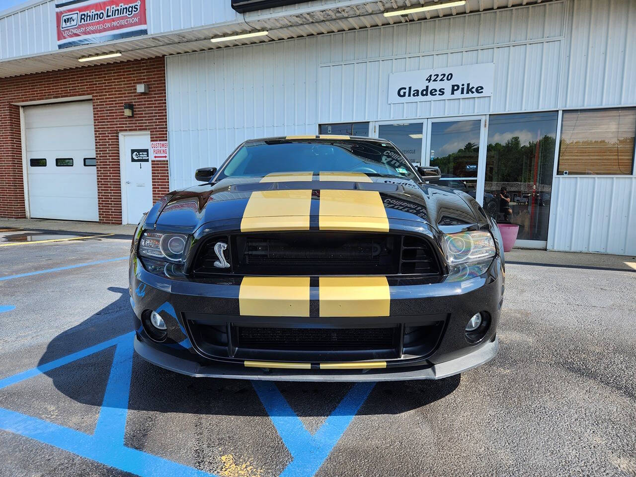 Black 2014 Ford Shelby GT500 Base 2dr Coupe 2