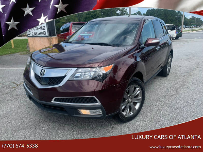 2010 Acura MDX for sale at Luxury Cars of Atlanta in Snellville GA