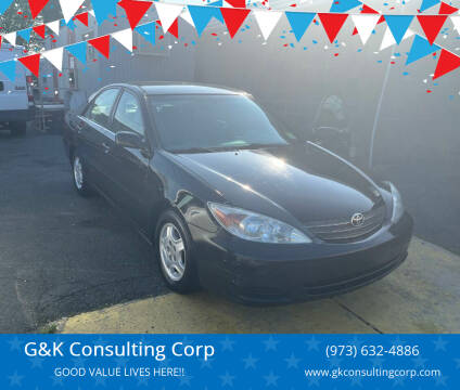 2002 Toyota Camry for sale at G&K Consulting Corp in Fair Lawn NJ