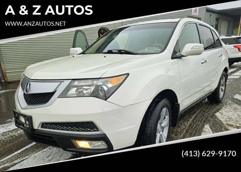 2012 Acura MDX for sale at A & Z AUTOS in Westfield MA