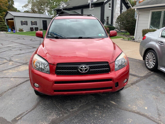 2008 Toyota RAV4 for sale at Chuckie Bizzarro's Fleetwing Auto in Erie, PA