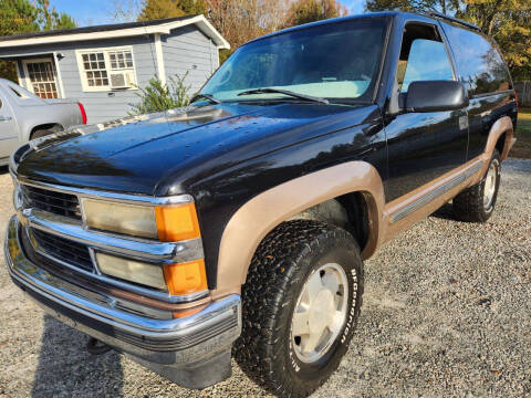 1998 Chevrolet Tahoe for sale at Marks and Son Used Cars in Athens GA