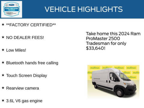 2024 RAM ProMaster