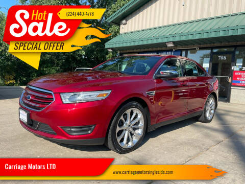 2013 Ford Taurus for sale at Carriage Motors LTD in Ingleside IL