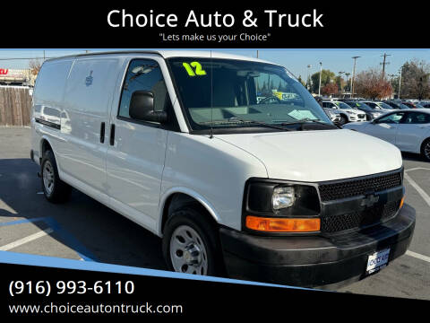 2012 Chevrolet Express for sale at Choice Auto & Truck in Sacramento CA