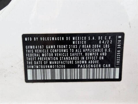 2022 Volkswagen Jetta SE