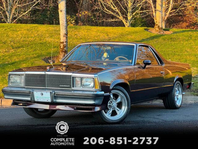 Chevrolet El Camino For Sale In Tacoma WA Carsforsale