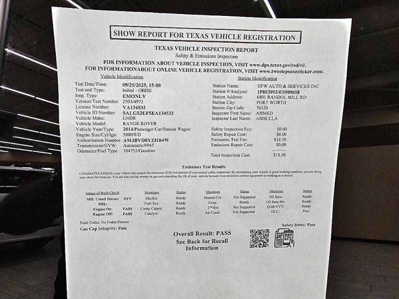 2014 Land Rover Range Rover