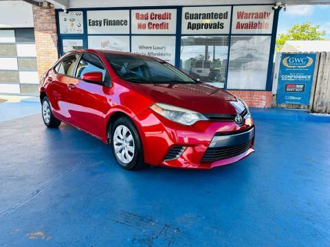 2016 Toyota Corolla for sale at ELITE AUTO WORLD in Fort Lauderdale FL