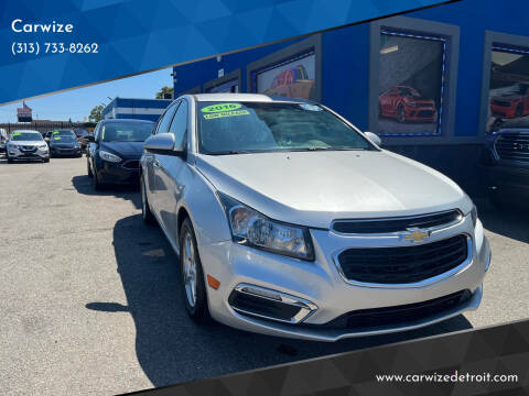 2016 Chevrolet Cruze Limited for sale at Carwize in Detroit MI