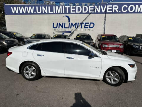 2016 Chevrolet Malibu for sale at Unlimited Auto Sales in Denver CO