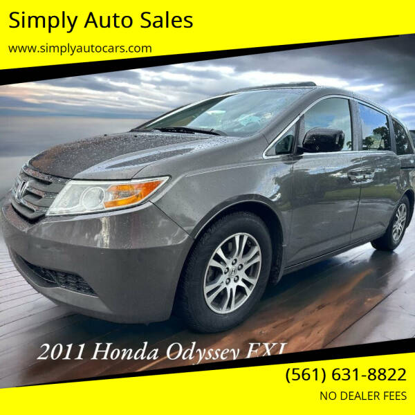 2011 Honda Odyssey for sale at Simply Auto Sales in Lake Park FL