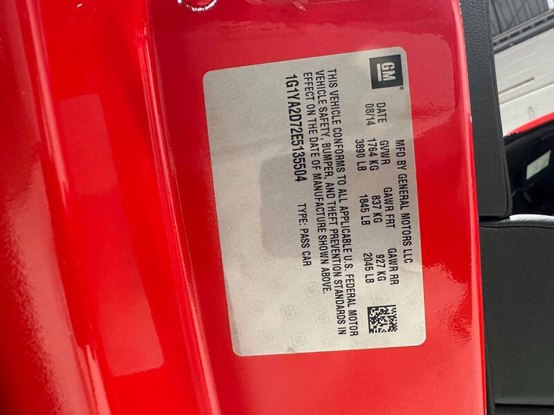 2014 Chevrolet Corvette Stingray