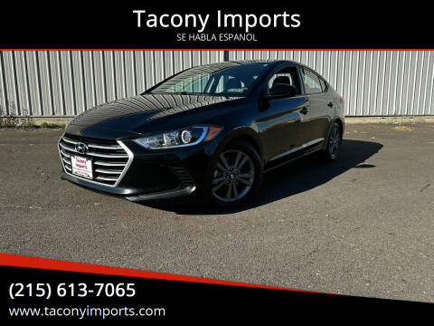 2018 Hyundai Elantra for sale at Tacony Imports in Philadelphia PA