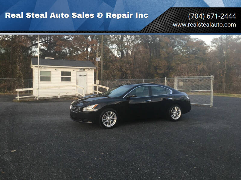 2012 Nissan Maxima for sale at Real Steal Auto Sales & Repair Inc in Gastonia NC