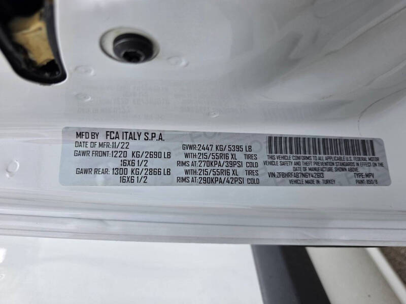 2022 RAM ProMaster City