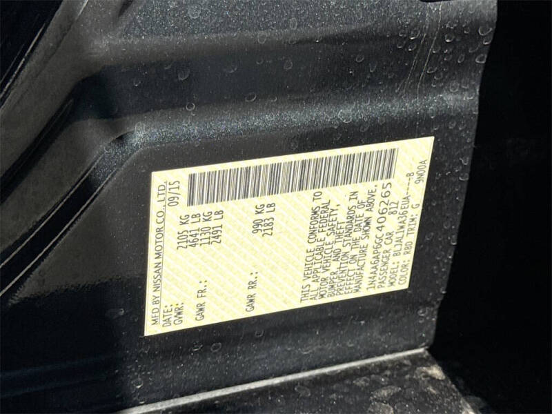 2016 Nissan Maxima 3.5 SR