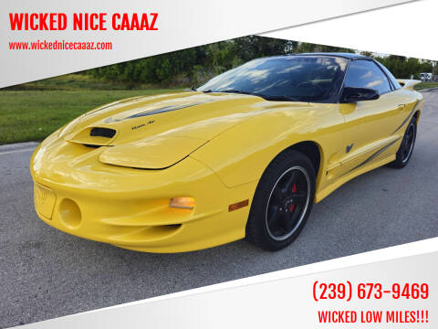 2002 Pontiac Firebird for sale at WICKED NICE CAAAZ in Cape Coral FL