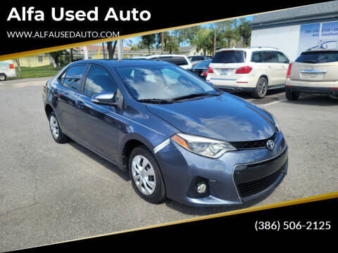 2016 Toyota Corolla for sale at Alfa Used Auto in Holly Hill FL