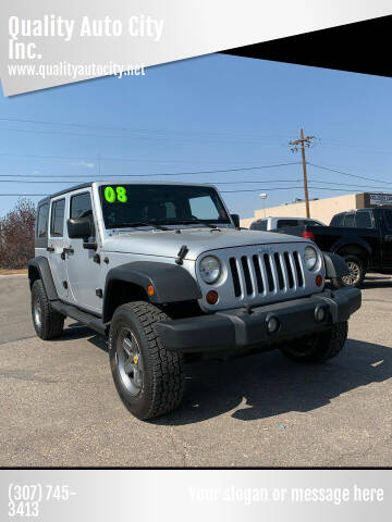 2008 Jeep Wrangler Unlimited for sale at Quality Auto City Inc. in Laramie WY