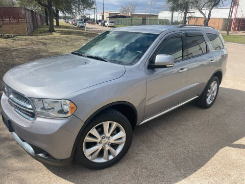 2013 Dodge Durango for sale at TWIN CITY MOTORS in Houston TX