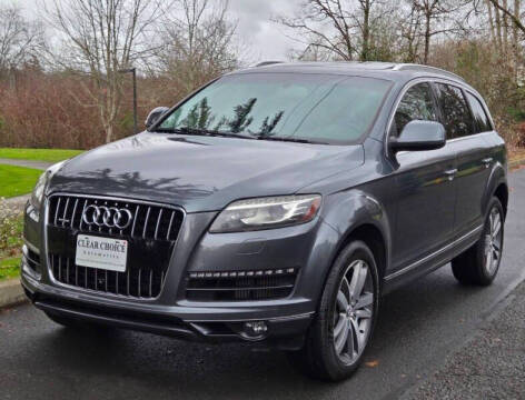 2013 Audi Q7 for sale at CLEAR CHOICE AUTOMOTIVE in Milwaukie OR