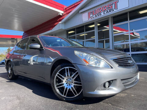 2012 Infiniti G37 Sedan for sale at Furrst Class Cars LLC  - Independence Blvd. in Charlotte NC