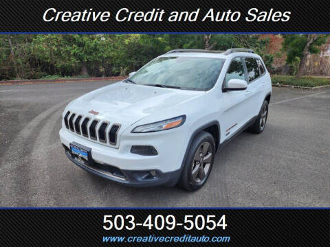 2017 Jeep Cherokee for sale at Creative Credit & Auto Sales in Salem OR
