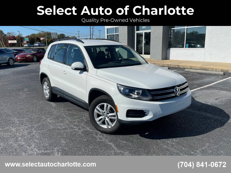2016 Volkswagen Tiguan for sale at Select Auto of Charlotte in Matthews NC