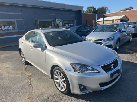 2012 Lexus IS 250 for sale at City to City Auto Sales in Richmond VA
