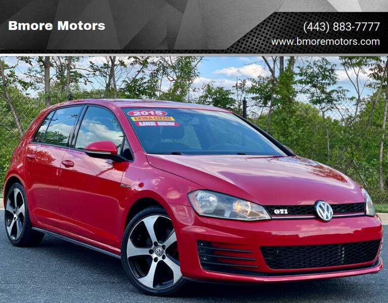 2015 Volkswagen Golf GTI for sale at Bmore Motors in Baltimore MD