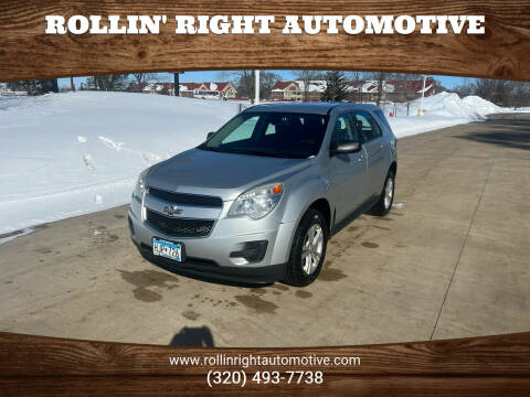 2013 Chevrolet Equinox for sale at Rollin' Right Automotive in Saint Cloud MN