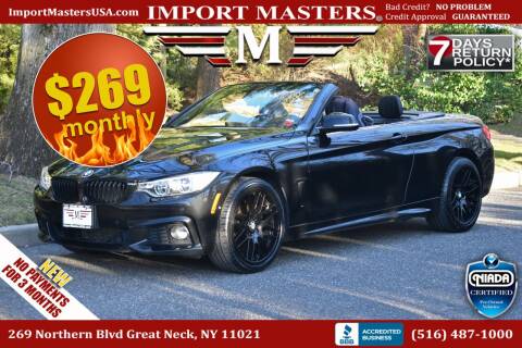 2016 BMW 4 Series for sale at Import Masters in Great Neck NY