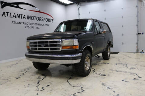 1996 Ford Bronco for sale at Atlanta Motorsports in Roswell GA