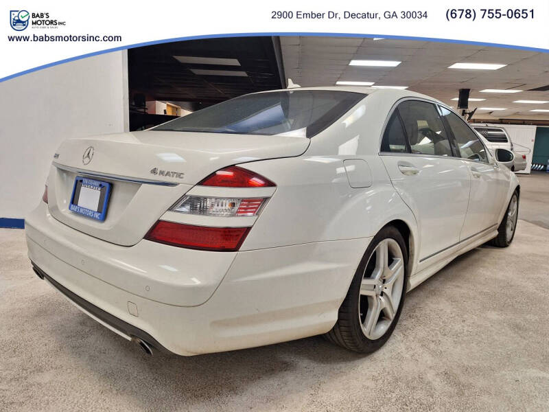 2008 Mercedes-Benz S-Class S 550 4MATIC