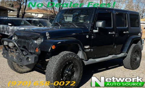 2012 Jeep Wrangler Unlimited for sale at Network Auto Source Inc in Loveland CO