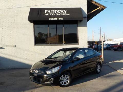 2014 Hyundai Accent for sale at FAIRWAY AUTO SALES, INC. in Melrose Park IL