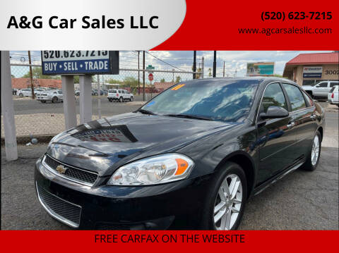 2012 Chevrolet Impala for sale at A&G Car Sales  LLC in Tucson AZ