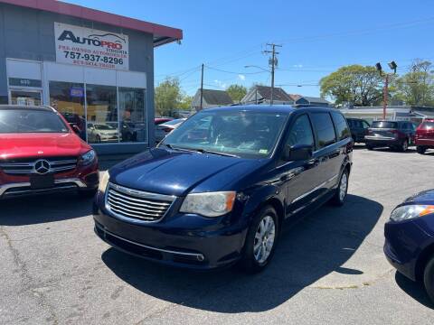 2013 Chrysler Town and Country for sale at AutoPro Virginia LLC in Virginia Beach VA