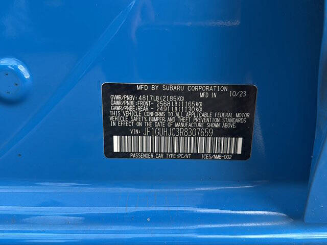 2024 Subaru Impreza RS